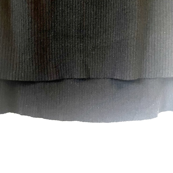 FREE PEOPLE High-Low Sweater Dress or Long Top in Black - Picture 6 of 10